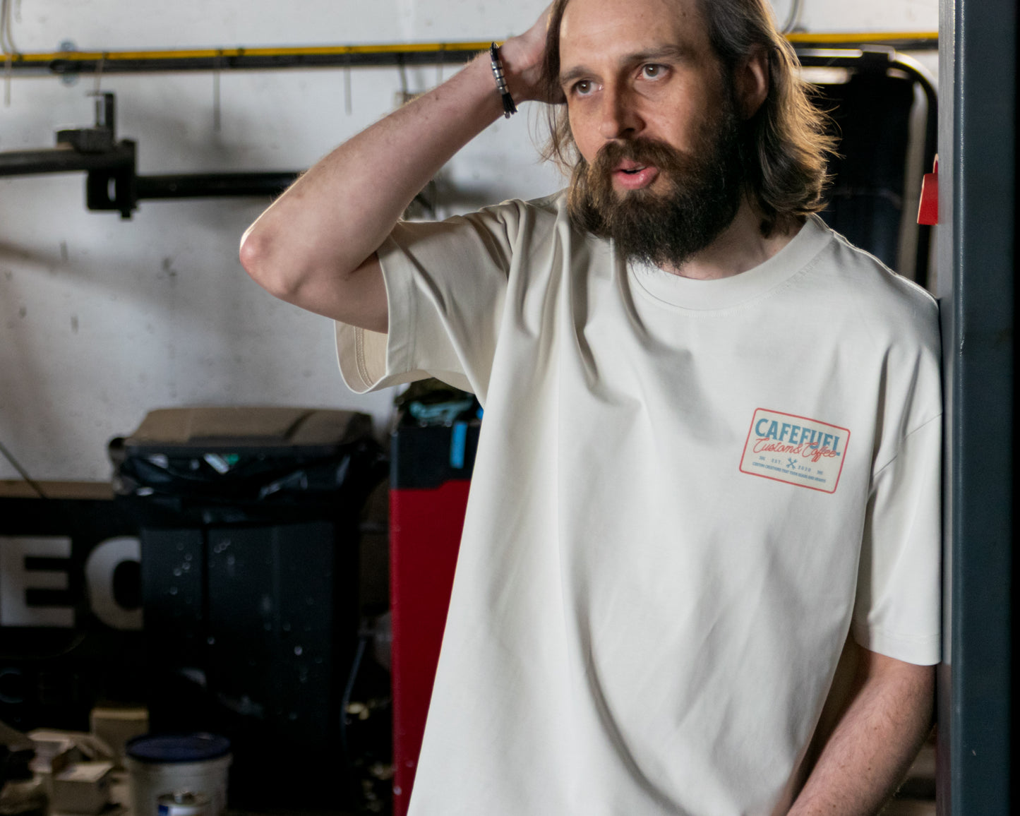 Crew Neck Cream T-Shirt