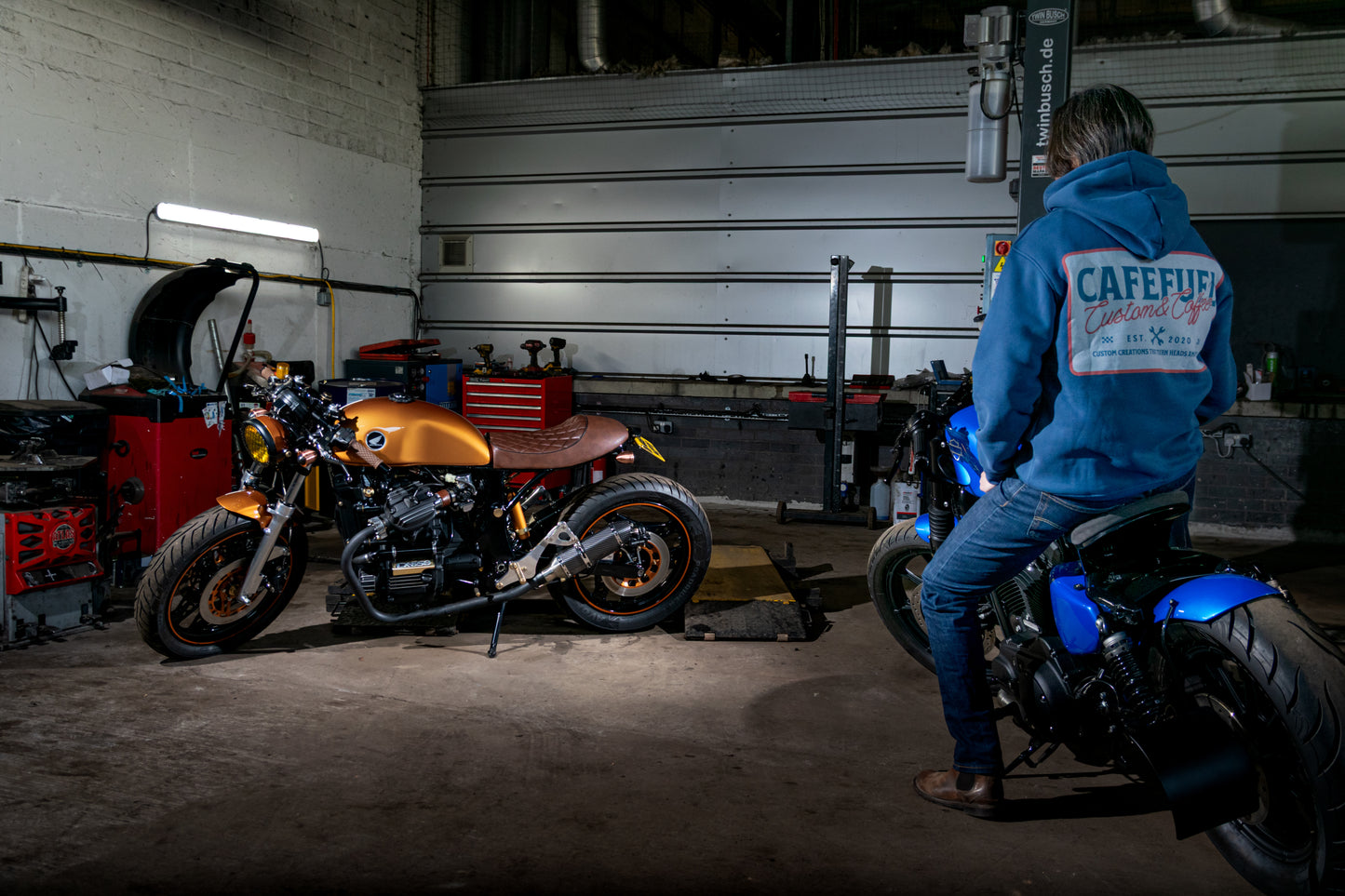 Pit Stop Hoodie - Blue