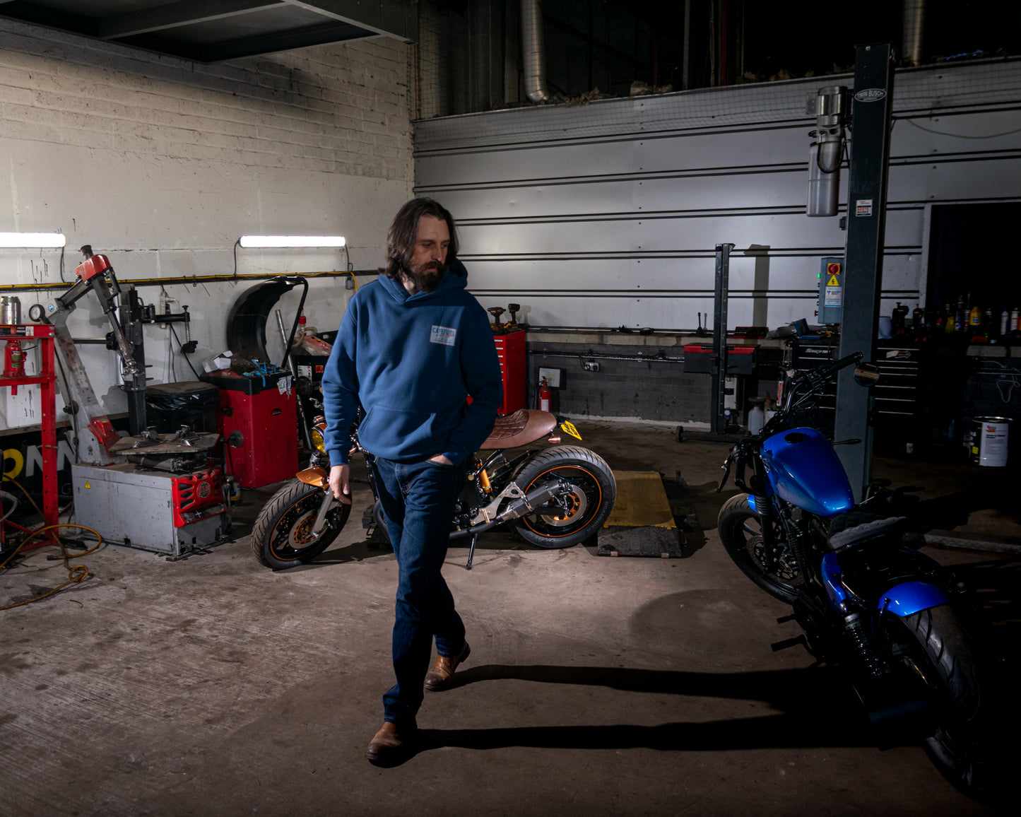Pit Stop Hoodie - Blue