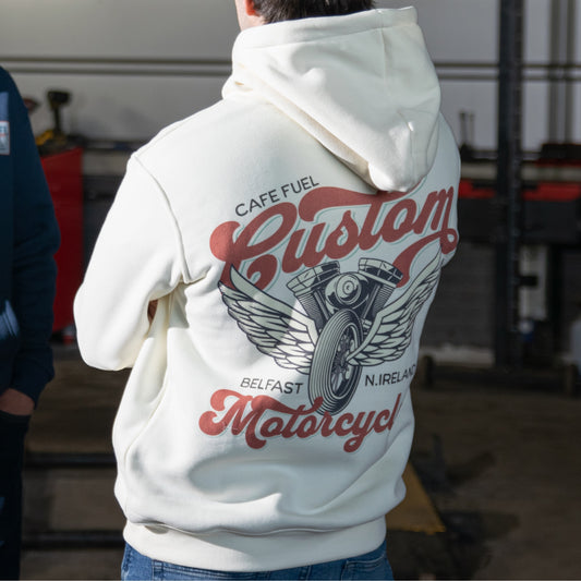 Pit Stop Hoodie - Cream