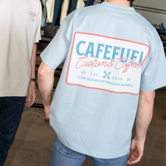 Crew Neck Blue T-Shirt